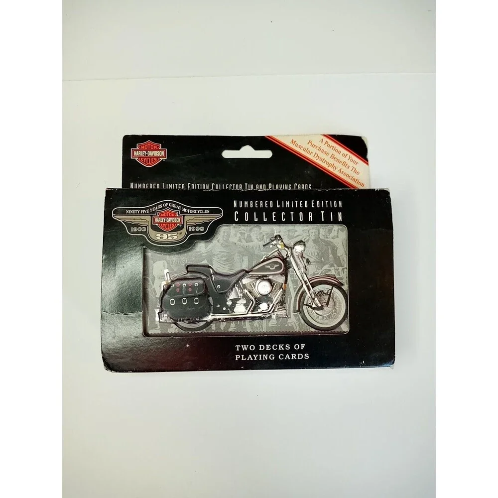 Harley-Davidson Motorcycles‎ 95th Anniversary Collectible Tin Playing Cards 1998